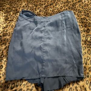 bebe Blue Mini Skirt